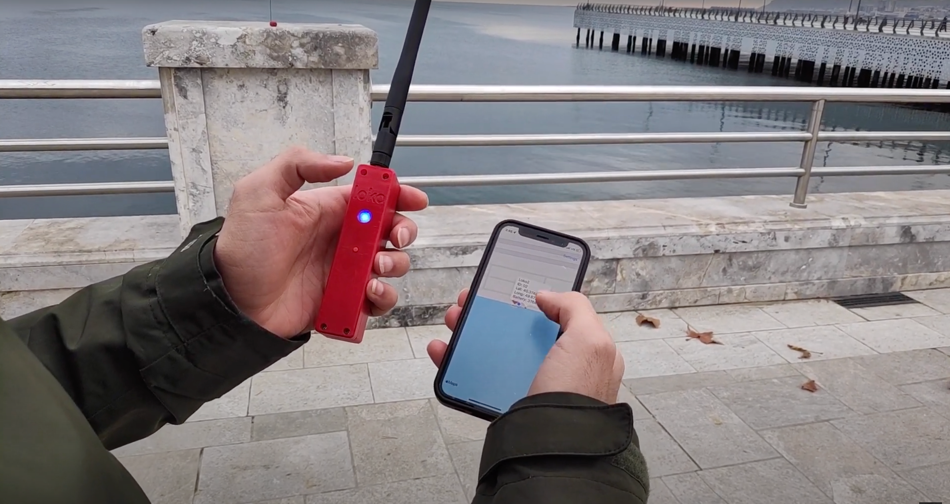 Load video: Connecting multiple Loko GPS tracker to a single receiver